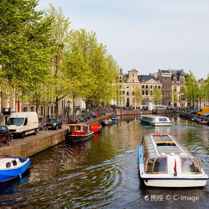 阿姆斯特丹运河游船+水坝广场+安妮·弗兰克之家+阿姆斯特丹植物园+辛格鲜花市场一日游