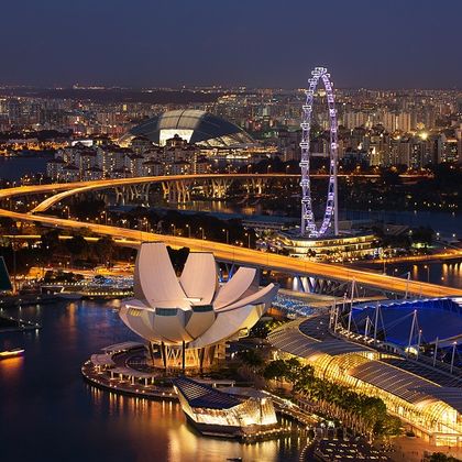 圣淘沙岛+新加坡滨海湾花园+新加坡摩天观景轮一日游
