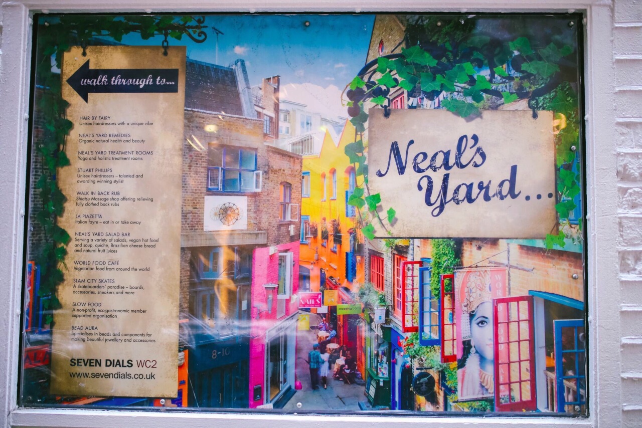 「伦敦必逛最美街道」Neal's Yard