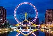 天津之眼摩天轮景点图片