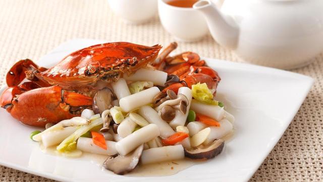 蟹炒年糕