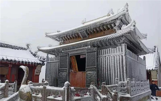 武当山旅游攻略之雪后初晴