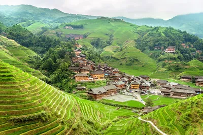 龙脊大瑶寨梯田观景区