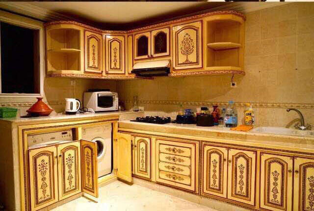 马拉喀什有家客栈，自助厨房，提供早餐。