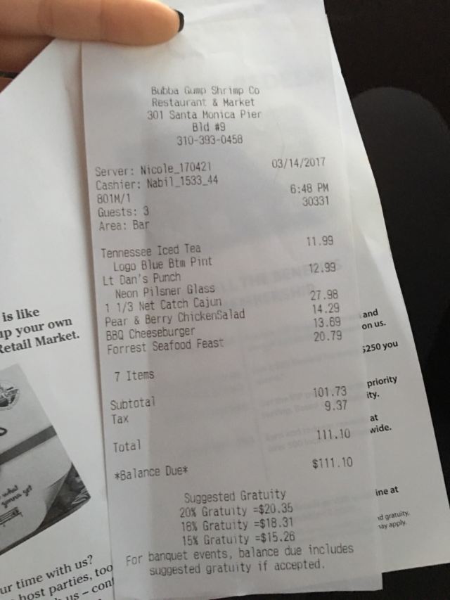 布巴阿甘蝦餐廳(環球影城店)