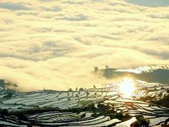 梯田与古城风光1日游