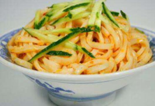 陕西汉中凉皮美食图片