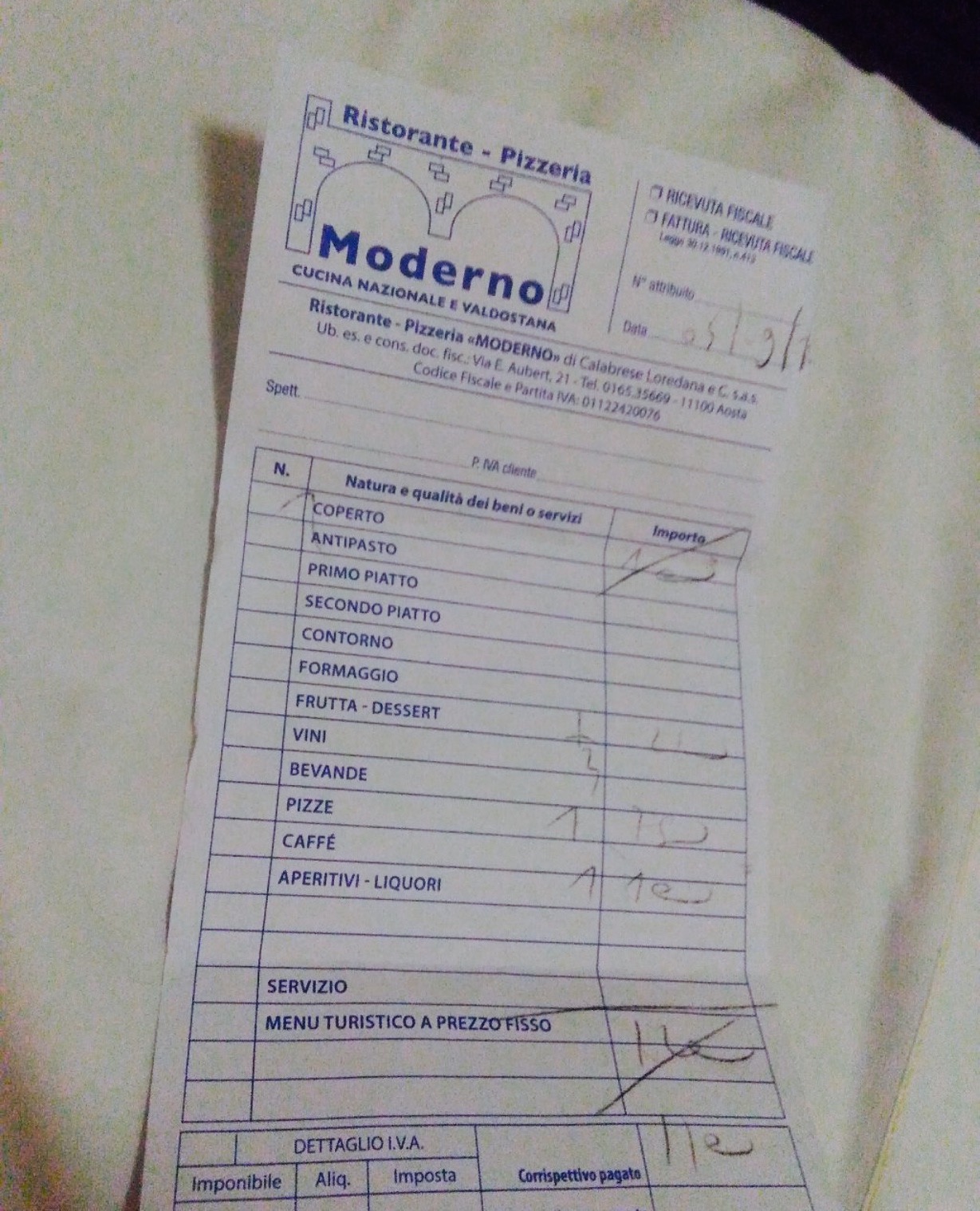 Ristorante Pizzeria Moderno餐厅图片