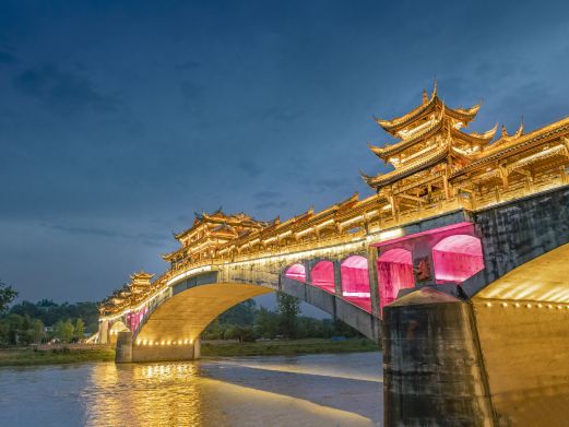 黄龙溪廊桥