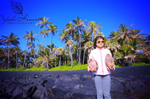 Punaluu Black Sand Beach