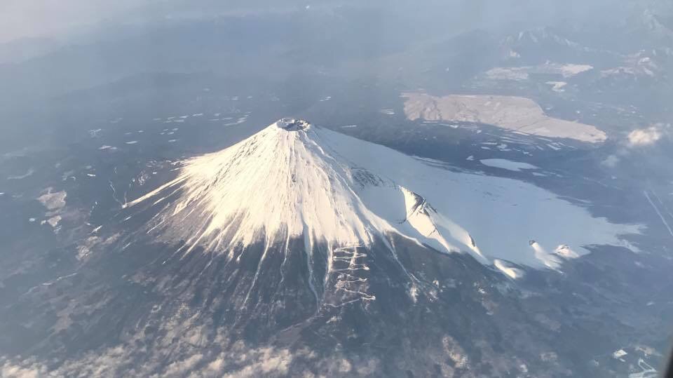 美麗壯觀的富士山