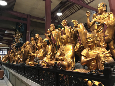 500罗汉,国清寺罗汉堂