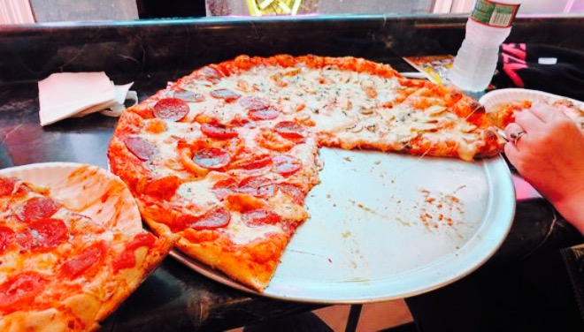 Twisted Pizza Subs and Ice Cream