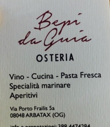 Osteria Bepi da Guia (nuova gestione)