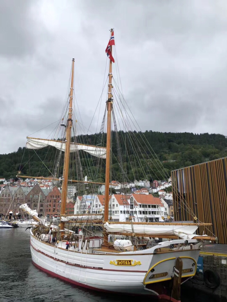挪威卑尔根布吕根码头尝当地特产（2018/7）