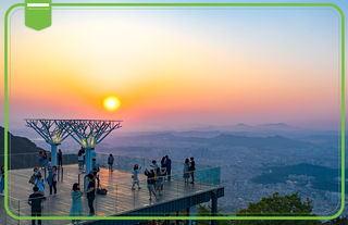 韩国大邱📸必去网红打卡点 #前山瞭望台#