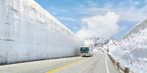 立山黑部阿爾卑斯山脈路線