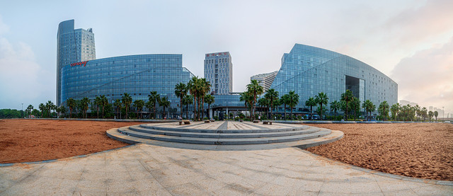 杭州-网红云集的城市绿洲-金沙湖和达希尔顿360度VR入住体验