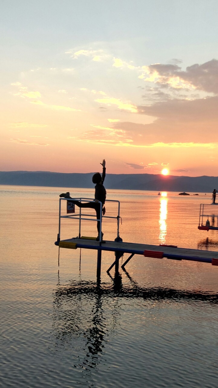 #激情一夏#贝加尔湖的晨曦及晚霞