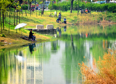 河南游记图片] 河南旅游：商丘睢县水城风光掠影（图）