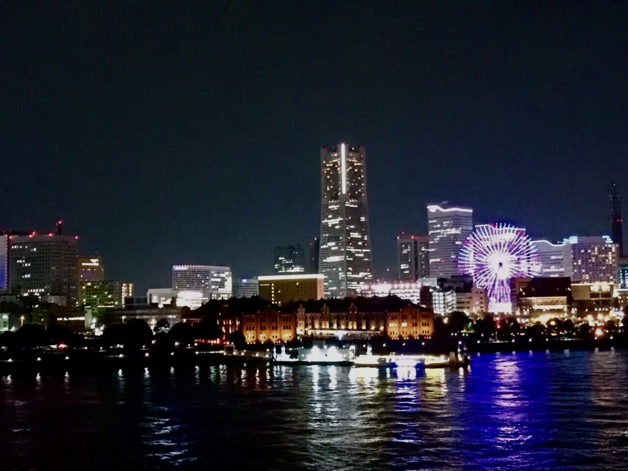 夜游横滨港