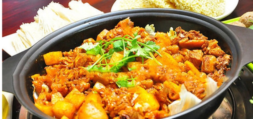 蜀八婆鲍鱼鸡煲虾(田阳古城店)