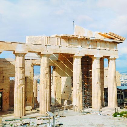 希腊+雅典卫城+帕特农神庙+普拉卡+科林斯运河+埃匹达鲁斯古剧场+迈锡尼二日游