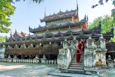 金色宫殿僧院  (Shwenandaw Kyaung)-曼德勒