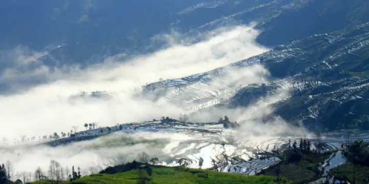 撒瑪壩萬畝梯田景區