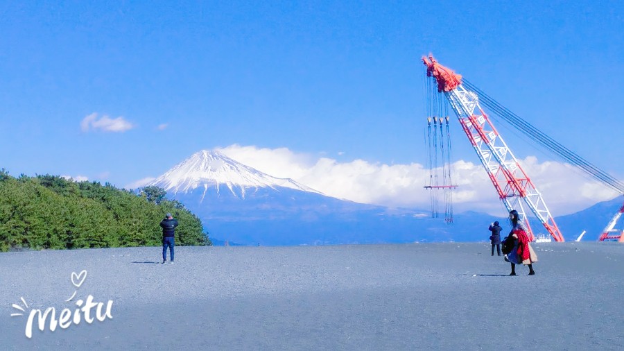 海滨见富士山🗻