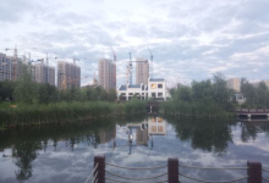 西部新城水景公园景点图片