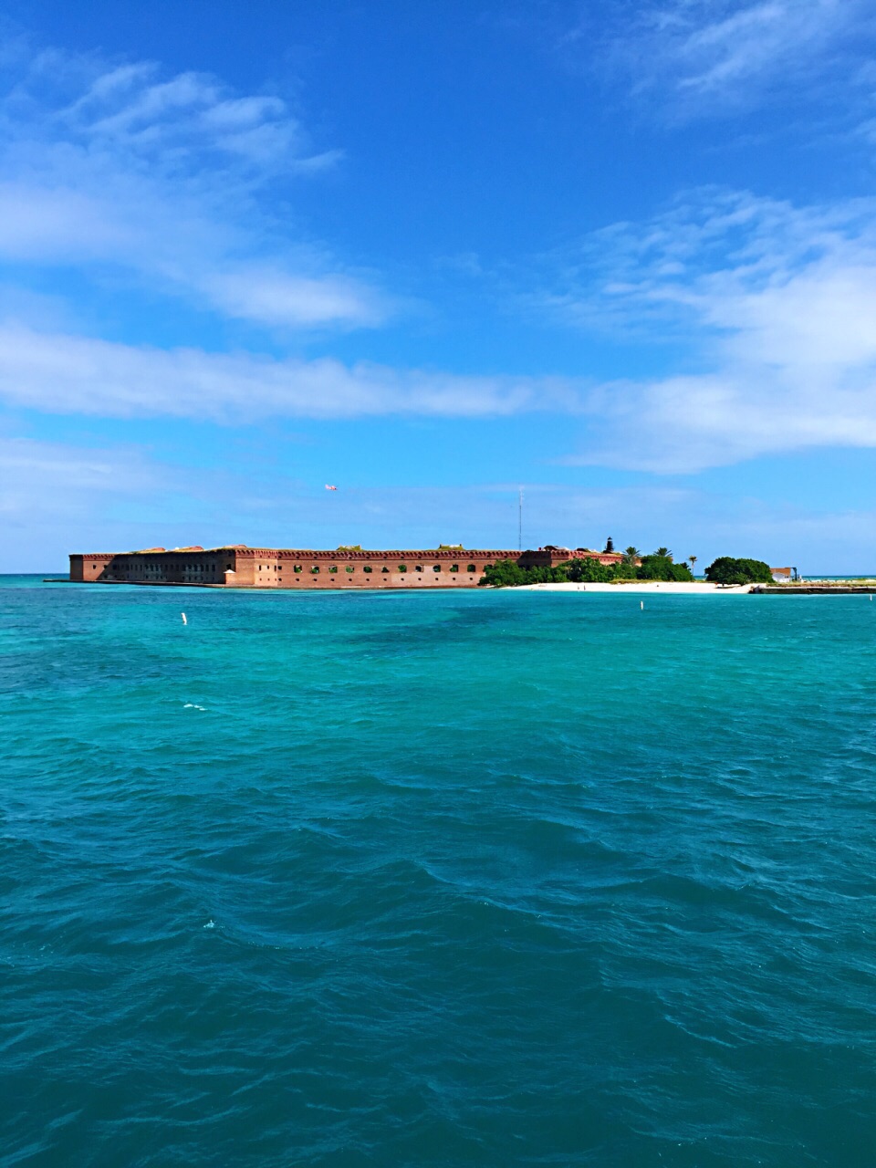 漂浮在墨西哥湾的砌石城堡——杰斐逊堡垒