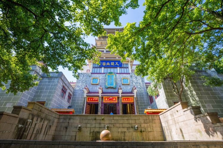 The Turtle Head Park (Natural landscapes, cherry blossoms)