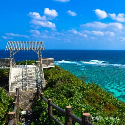 日本冲绳宫古岛+与那霸前滨海滩+池间大桥一日游