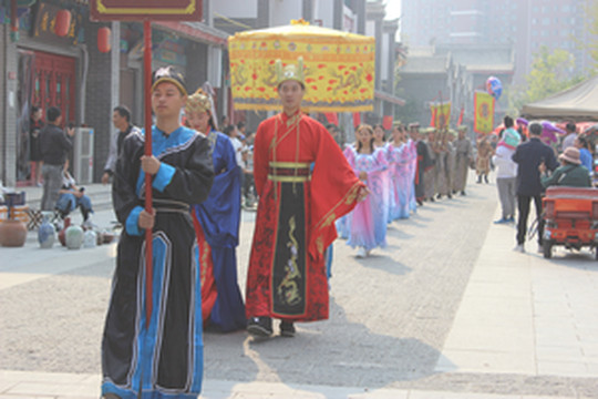 易县游记图文-易县燕都古城看小姐姐跳舞去