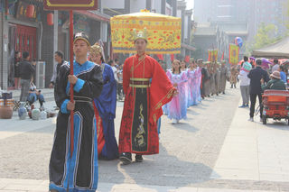 易县燕都古城看小姐姐跳舞去