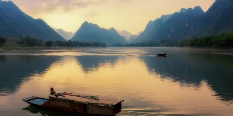 大化紅水河百里風情畫廊