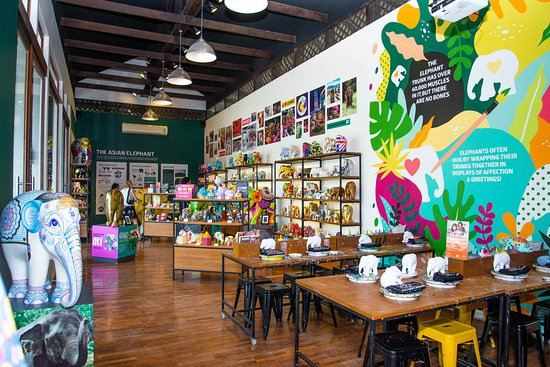 大象彩色彩绘工厂