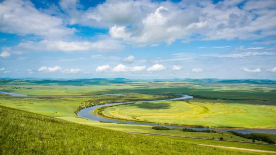 巴音布魯克景區-九曲十八彎