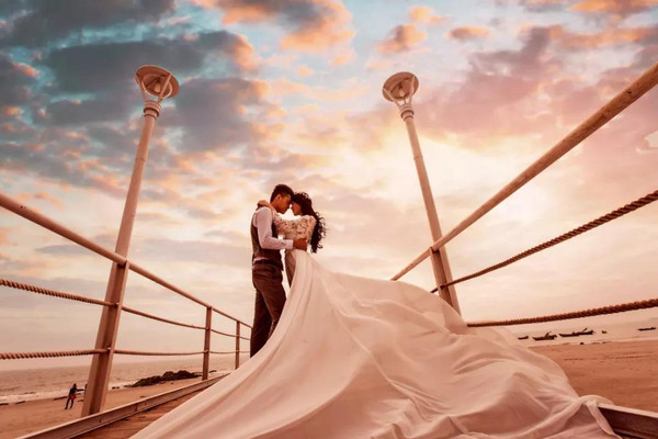 茂名浪漫海岸的一次梦幻婚礼