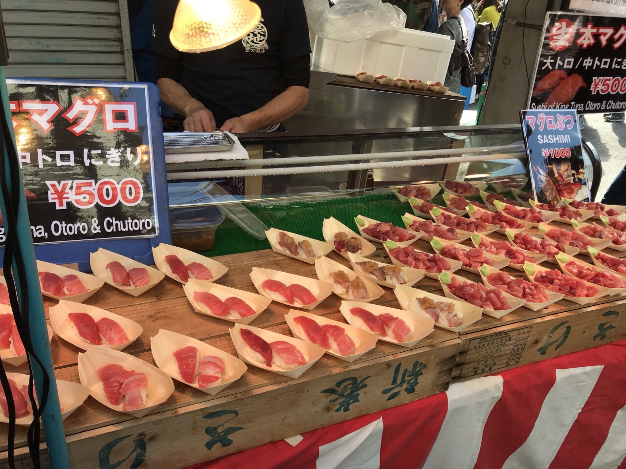 东京寿司富和驻地市场2小时游记