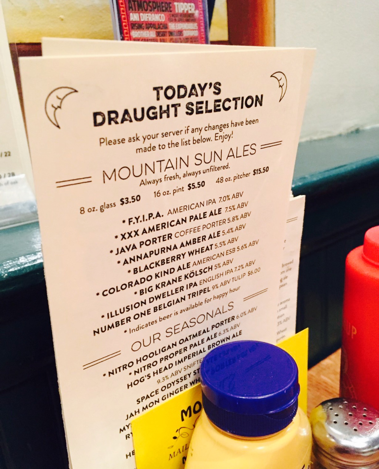 Mountain Sun Pub and Brewery餐厅图片