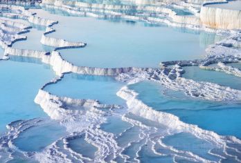 土耳其棉花堡+希拉波利斯一日游【安塔利亚往返｜含接送+午餐】【安塔利亚出发一日参观著名的棉花堡和希拉波利斯旧城遗址。】