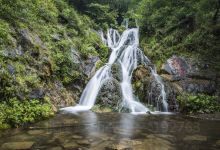 重渡沟旅游度假区-飞虹瀑布景点图片
