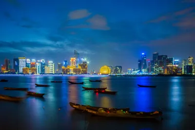 钱塘江夜游