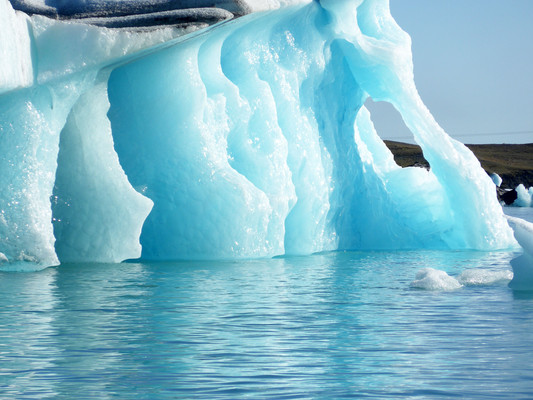 冰岛的夏日时光-3: 蓝冰