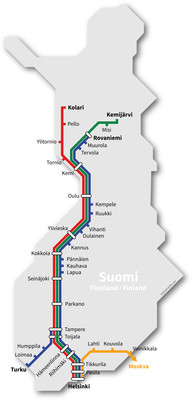 芬兰极光夜火车， 芬兰俄罗斯夜火车的详细介绍