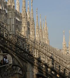 米兰游记图文-登顶米兰大教堂