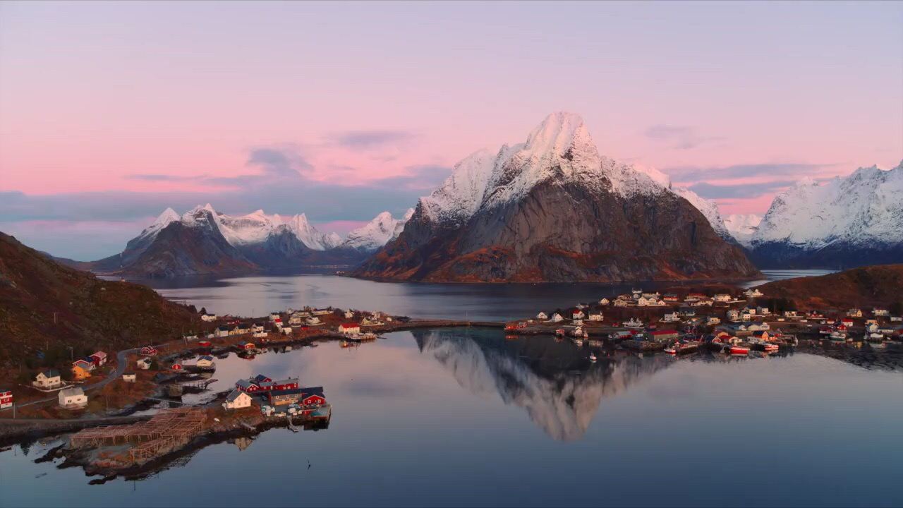 世界最美的小渔村，挪威reine