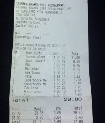 Cegonha Branca餐厅图片